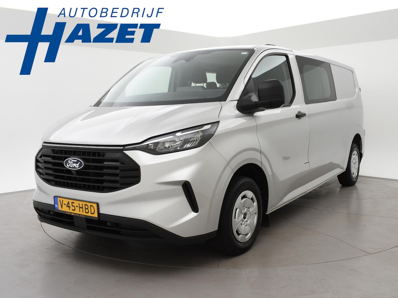 Ford Transit Custom - 300 2.0 TDCI L2H1 6-PERS DUBBEL CAB. + TREKHAAK | CARPLAY | CAMERA - AutoWereld.nl