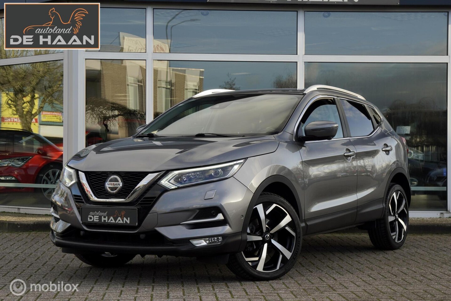 Nissan Qashqai - 1.3 Tekna+ AUTOMAAT NAVI 360CAMERA LEER PANO - AutoWereld.nl