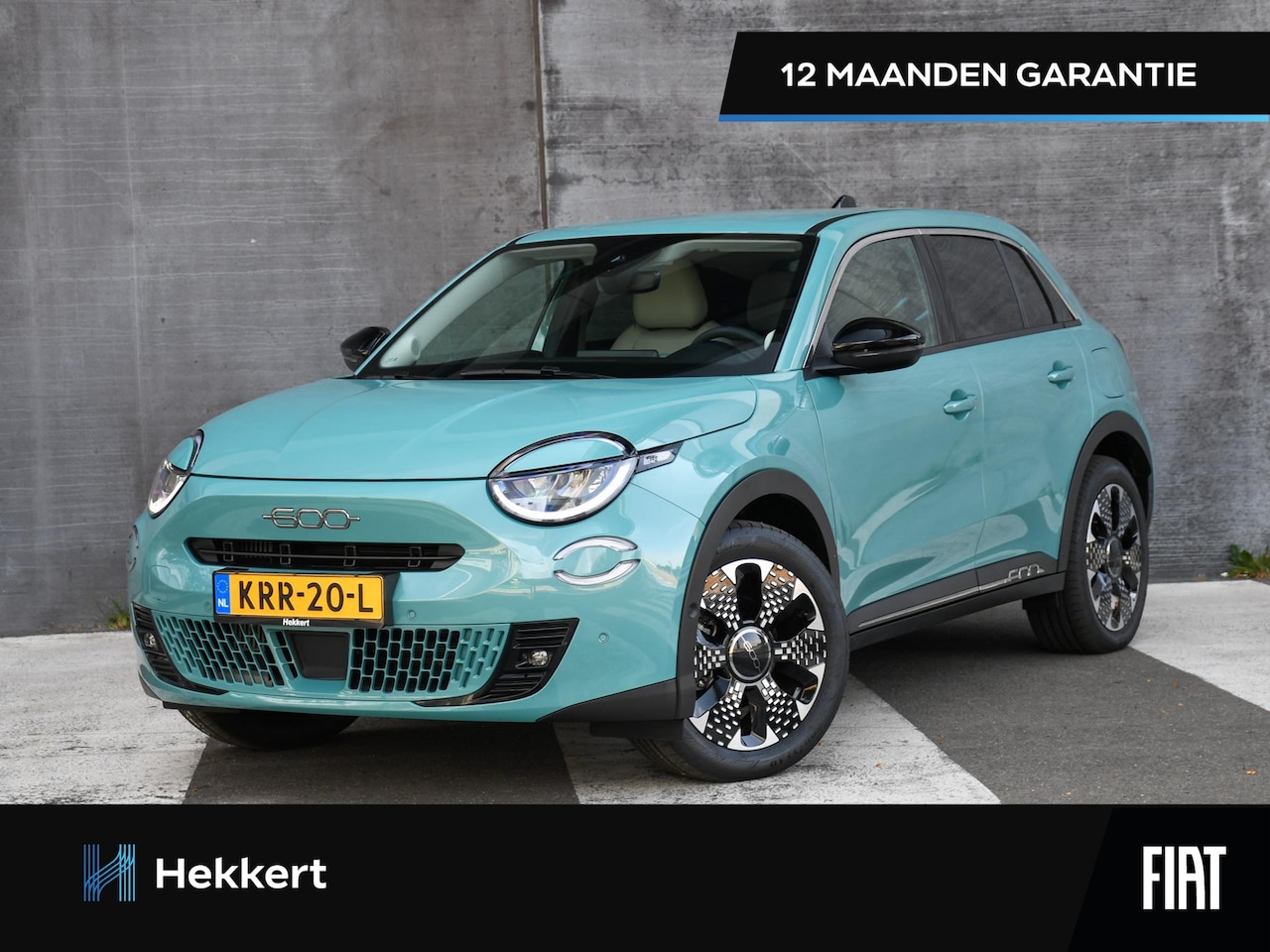 Fiat 600 - La Prima 1.2 Hybrid 110pk Automaat CAMERA | DODE HOEK | 18''LM | STOELVERW. | NAVI | ADAPT - AutoWereld.nl