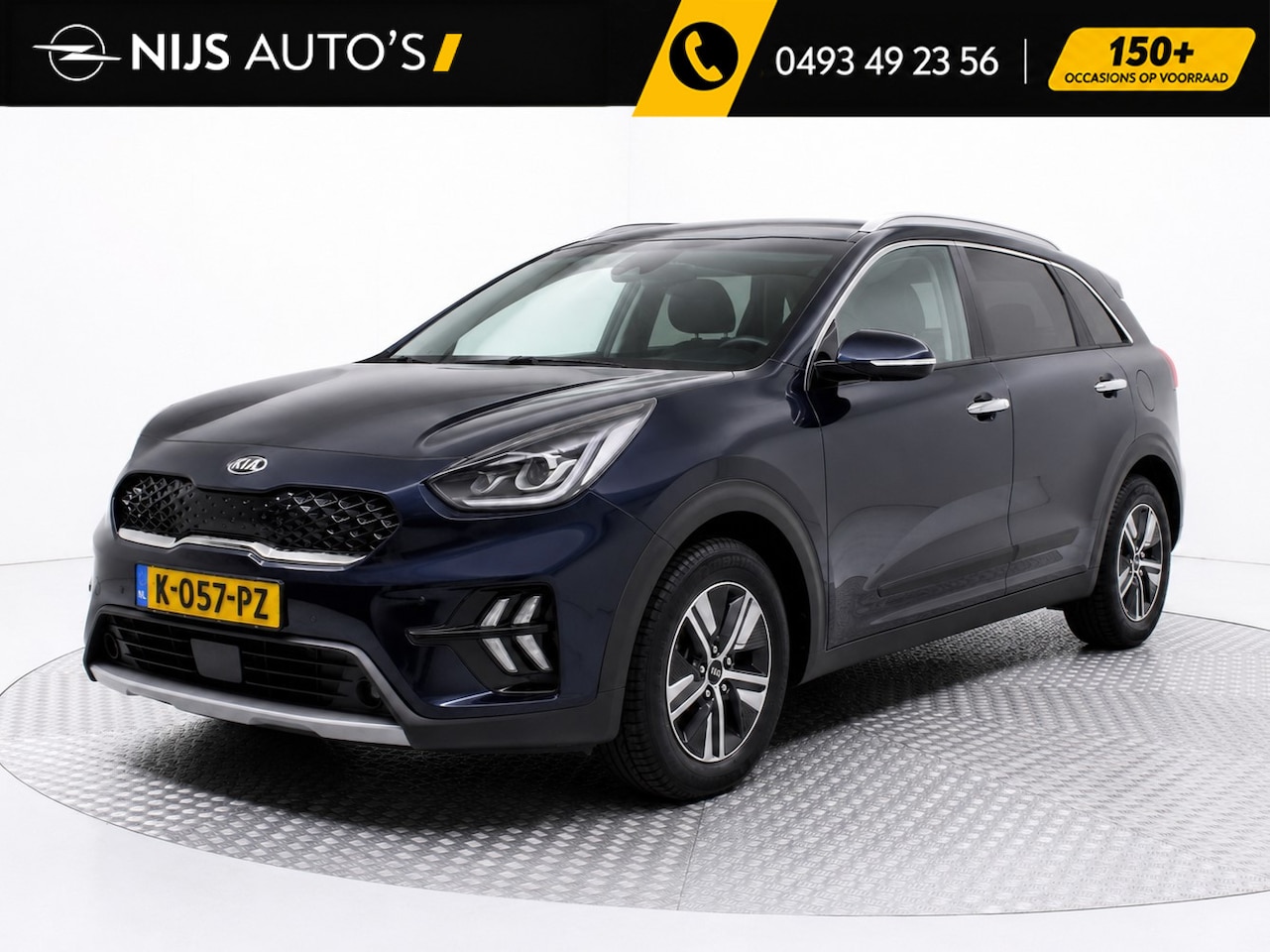 Kia Niro - 1.6 GDi Hybrid DynamicPlusLine | Leder + Stoelverwarming | Adaptieve Cruise | Camera + PDC - AutoWereld.nl