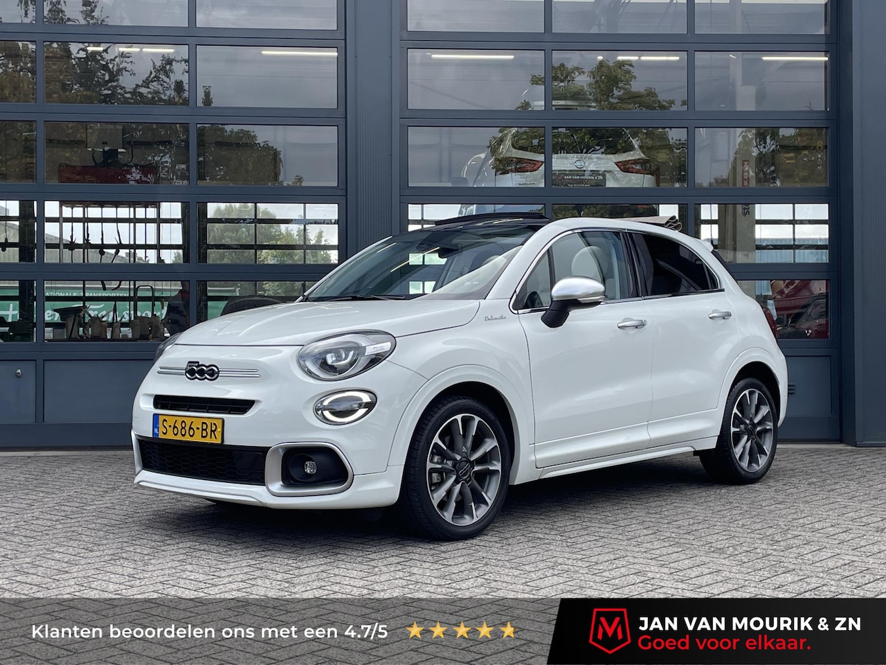 Fiat 500 X - 1.5 Hybrid Dolcevita Special Edition Cabrio | Beige dak | Leder | Navi - AutoWereld.nl