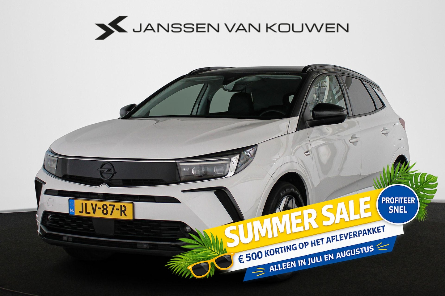 Opel Grandland - 1.6 Turbo Plug-In Hybrid 4x4 GSe Stoel-Stuurverwarming Trekhaak Apple CarPlay - AutoWereld.nl