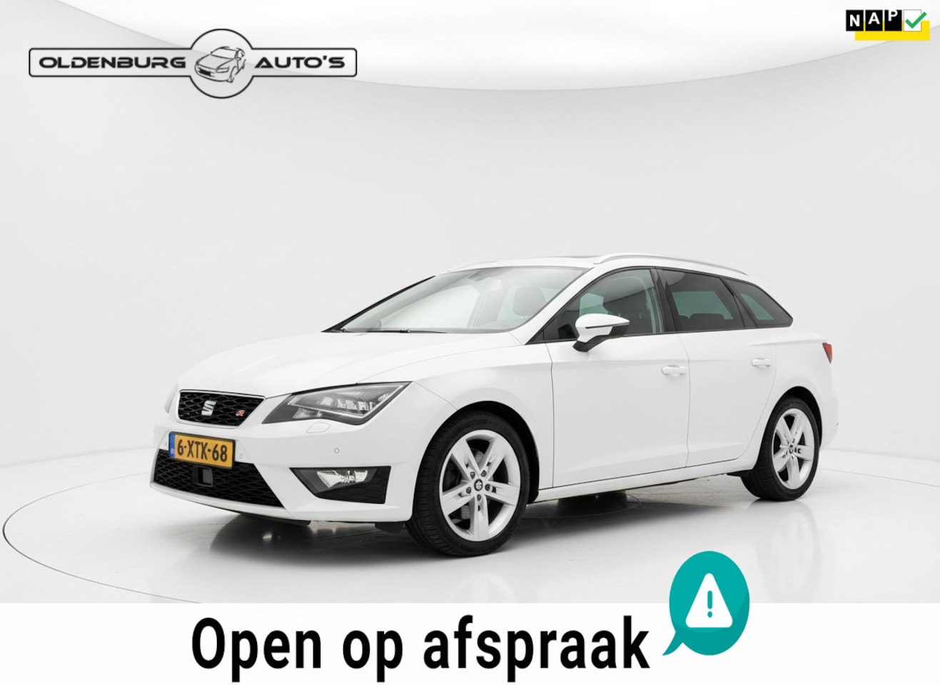 SEAT Leon ST - 1.4 TSI ACT FR Dynamic Automaat | Panoramadak | Leder/Alcantara | Navi | 17" Velgen | Stoe - AutoWereld.nl