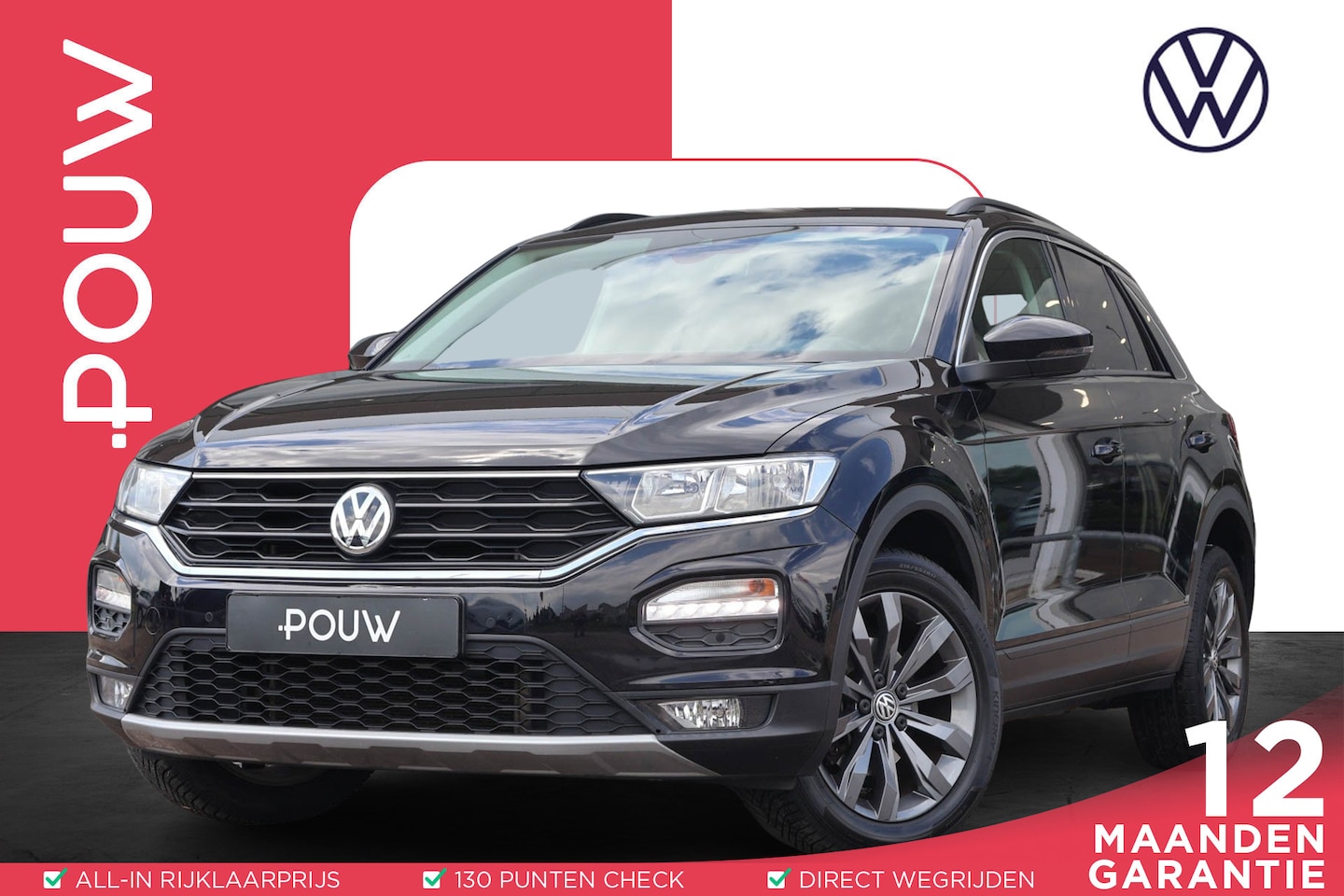 Volkswagen T-Roc - 1.5 TSI 150pk DSG Style | Navigatie | Apple Carplay | PDC | Adaptive Cruise - AutoWereld.nl