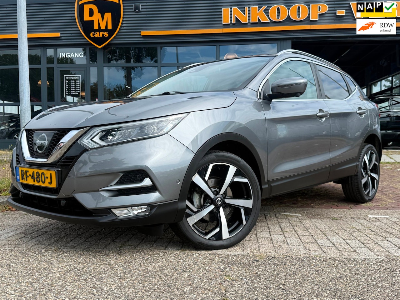 Nissan Qashqai - 1.2 Tekna | 360 Camera | Navi | Elektr-Stoelen | Leder | - AutoWereld.nl