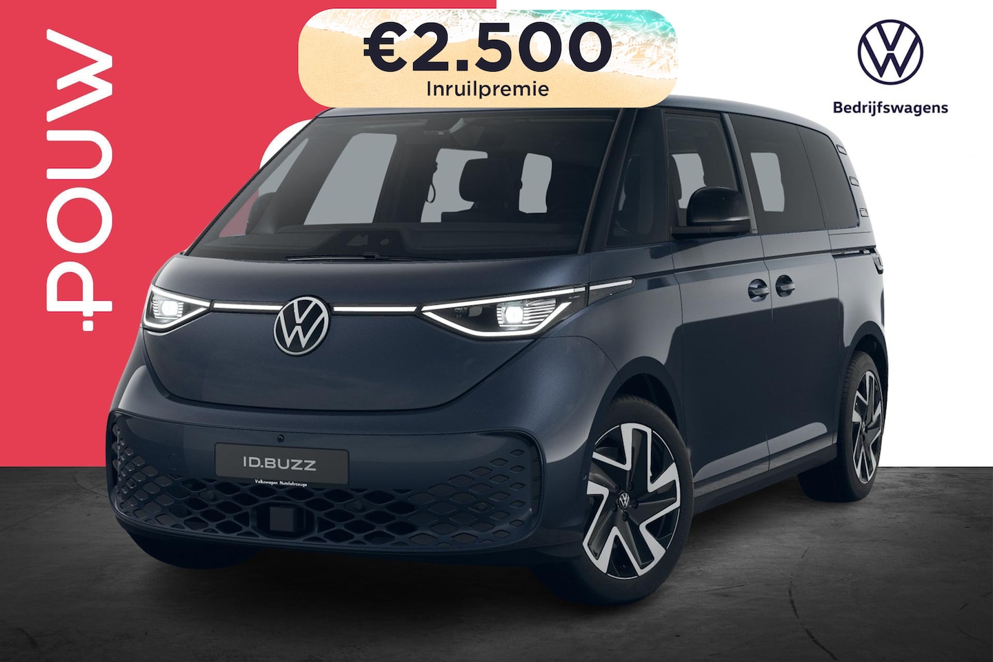 Volkswagen ID. Buzz - 286pk Pro Bulli Limited Edition 86 kWh LWB | Interieur Pakket Plus | Trekhaak Wegklapbaar - AutoWereld.nl