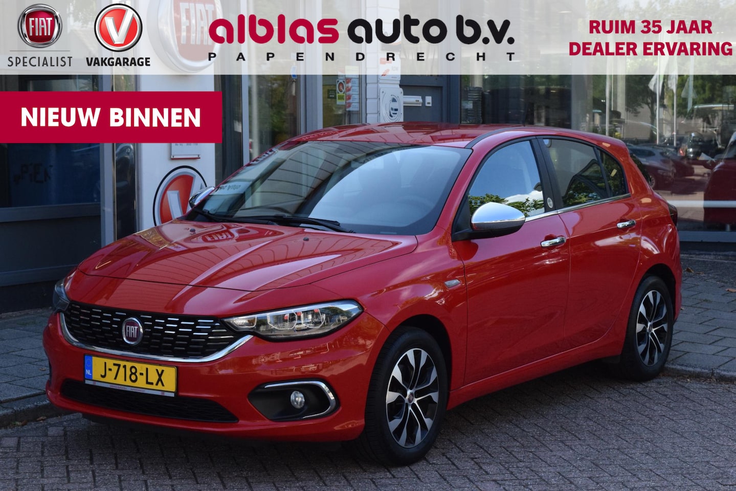 Fiat Tipo - 1.4 Mirror|Carplay|Trekhaak|Camera - AutoWereld.nl