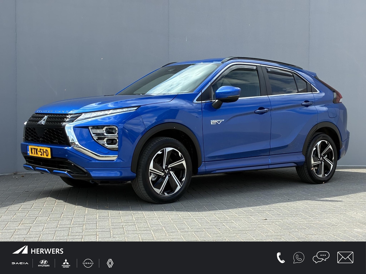 Mitsubishi Eclipse Cross - 2.4 PHEV Black Edition / Fabrieksgarantie tot 11-2030* / Dealer onderhouden / Afneembare t - AutoWereld.nl