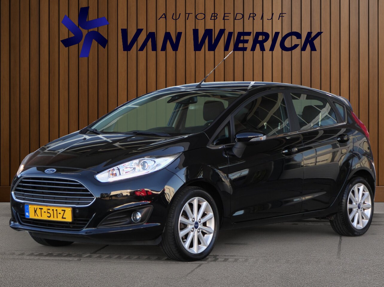 Ford Fiesta - 1.0 EcoBoost Titanium 101PK! | Parkeersensoren v/a | Cruise | Clima | Compleet - AutoWereld.nl