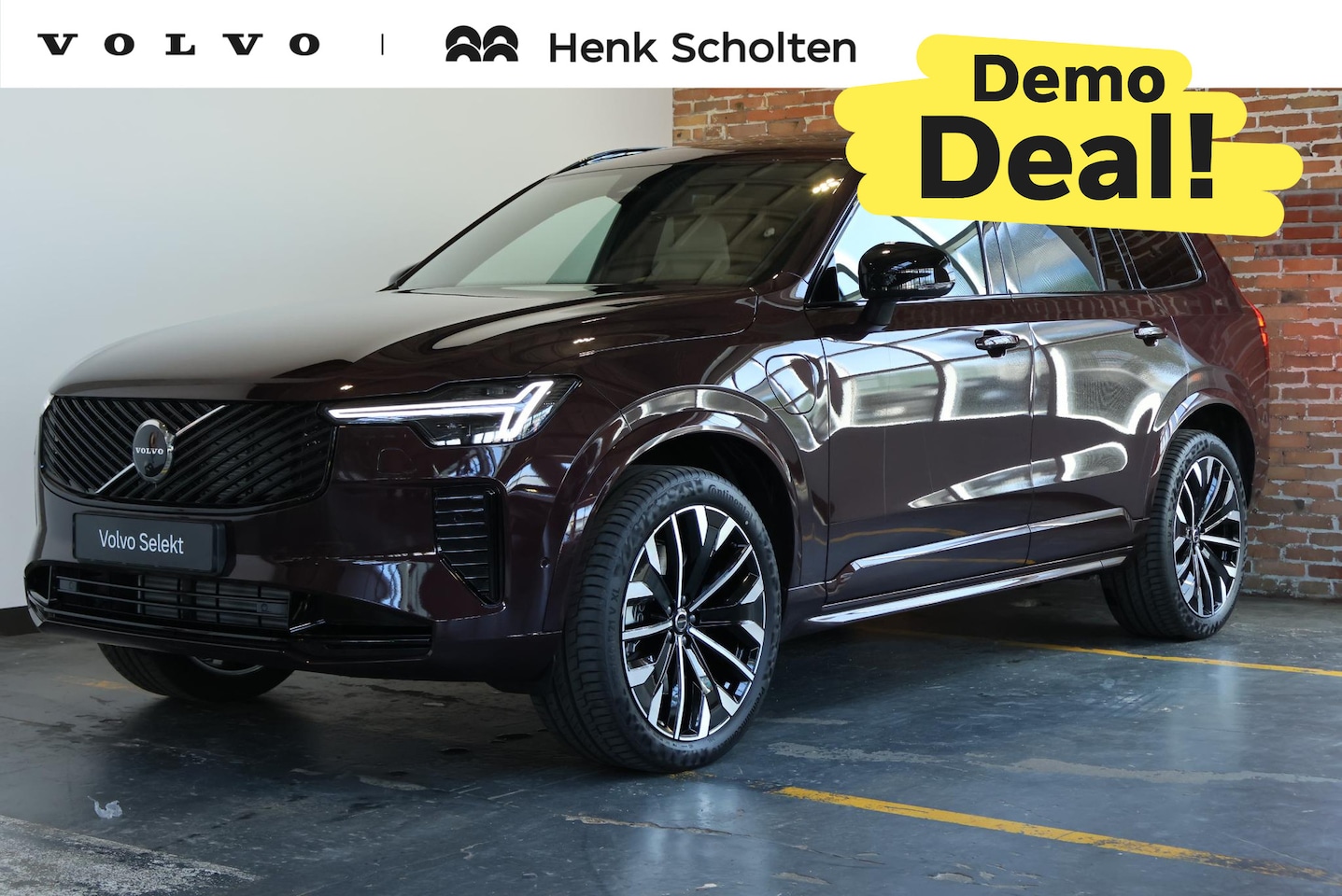 Volvo XC90 - T8 Plug-in hybrid AWD Ultra Dark | Demo Deal | Luchtvering | Harman Kardon Premium Audio | - AutoWereld.nl