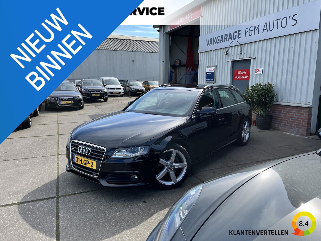 Audi A4 Avant - 2.0 TFSI quattro Pro Line Clima, cruise, camera, pdc, B&O, trekhaak afneembaar - AutoWereld.nl