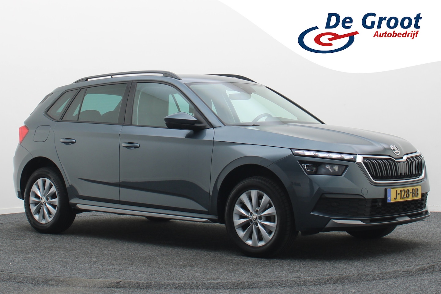 Skoda Kamiq - 1.0 TSI Business Edition Leer, Elektr. Stoel, Camera, ACC, Keyless, Virtual Cockpit, LED, - AutoWereld.nl