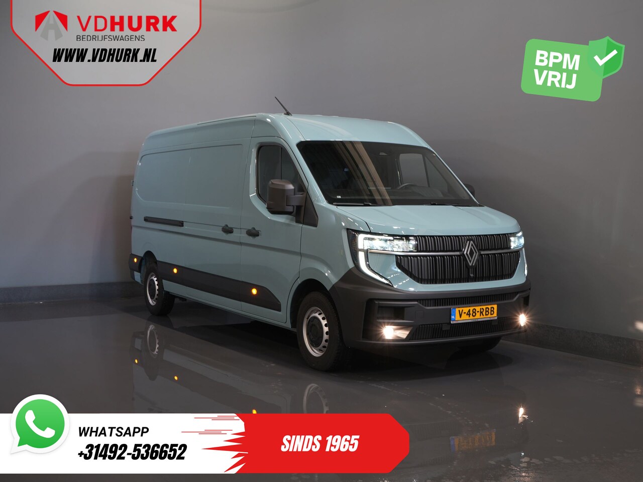 Renault Master - 2.0 dCi 150 pk L3H2 Carplay/ LED/ 270Gr.Deuren/ 2.5t Trekverm./ Camera/ Cruise/ PDC/ Airco - AutoWereld.nl