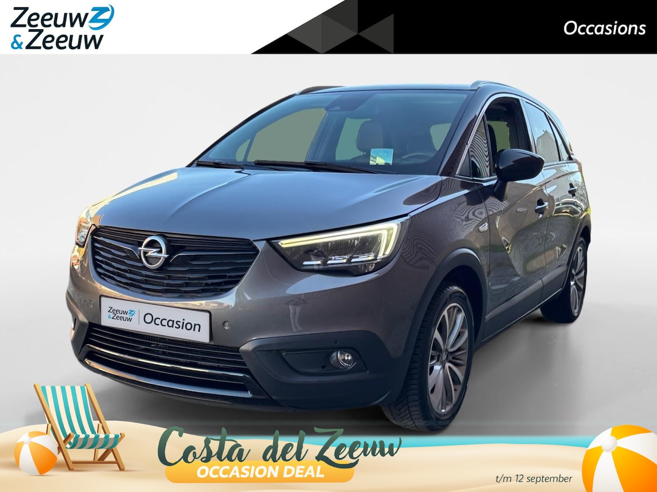Opel Crossland X - 1.2 Turbo Ultimate | trekhaak | HUD | Pano | Stoel/stuur/voorruitverwarming | - AutoWereld.nl