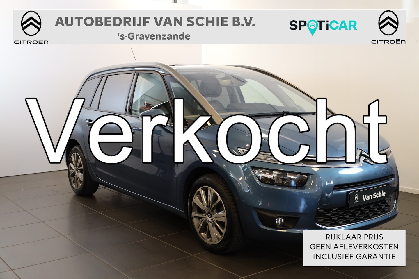 Citroën Grand C4 Picasso - e-THP 165 Exclusive Automaat-6 Vol leer | trekhaak | Navi | Stoelverwarming | dodehoek det - AutoWereld.nl