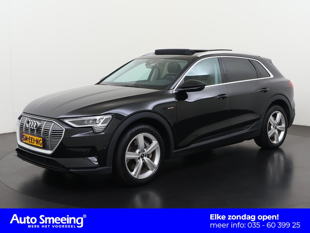 Audi e-tron - 55 quattro 95 kWh | SOH 93% | Valcona Leder | Panoramadak | Zondag Open! - AutoWereld.nl