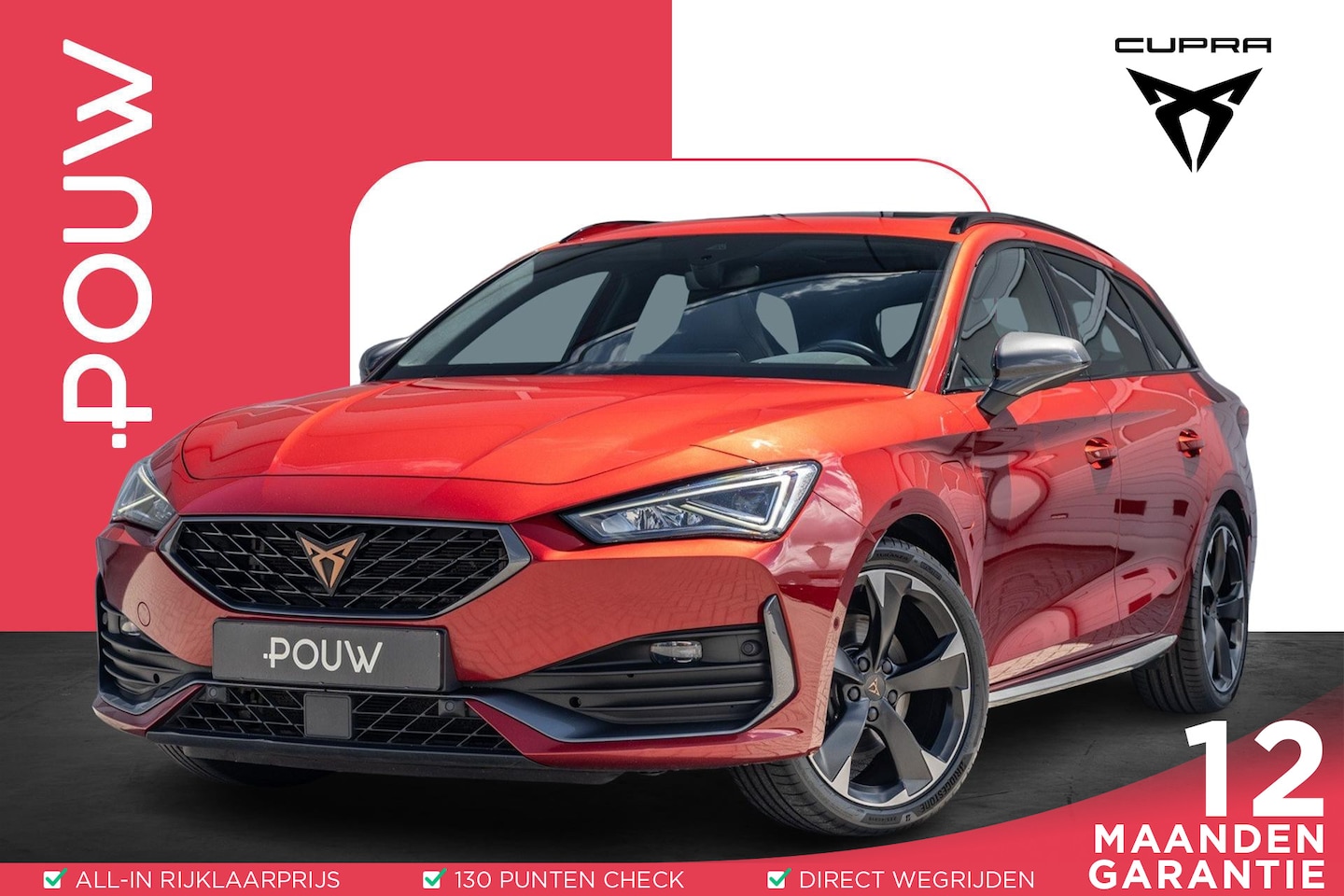 CUPRA Leon Sportstourer - 1.4 e-Hybrid 204pk Business | SoH 94% | Panoramadak | Stoelverwarming | Navigatie | Full L - AutoWereld.nl