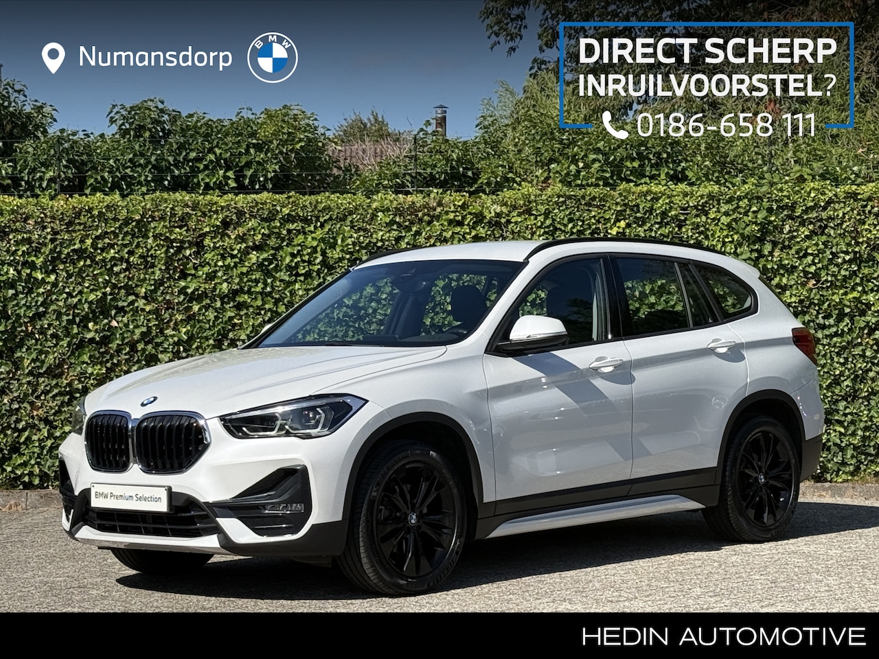 BMW X1 - sDrive18i | Sportline | Trekhaak | Wit metallic | Navi Plus | HiFi | Head up - AutoWereld.nl