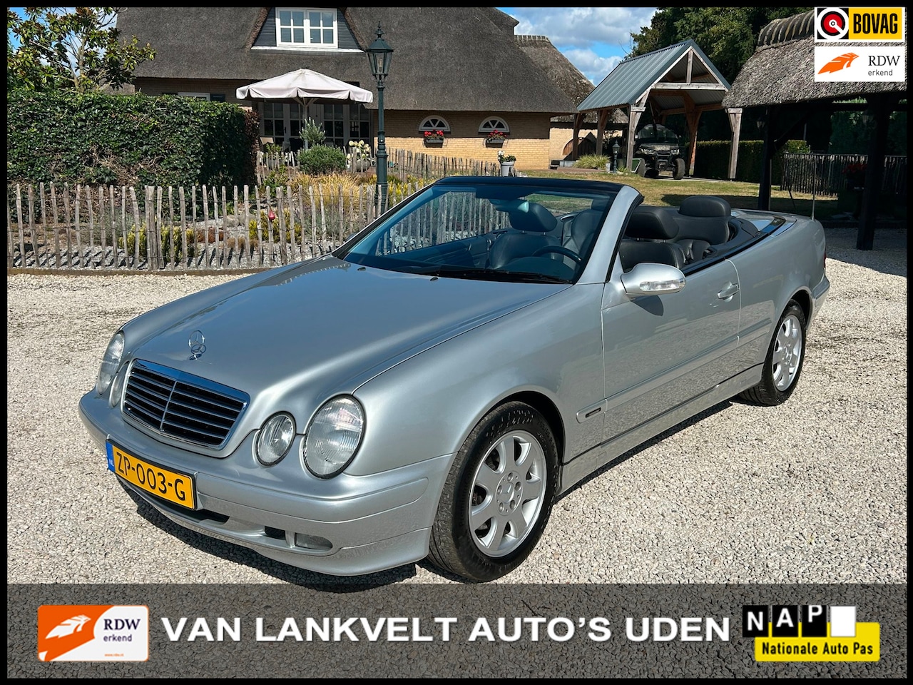 Mercedes-Benz CLK-klasse Cabrio - 230 Kompressor.CABRIO AIRCO, BECKER, LEDER, - AutoWereld.nl