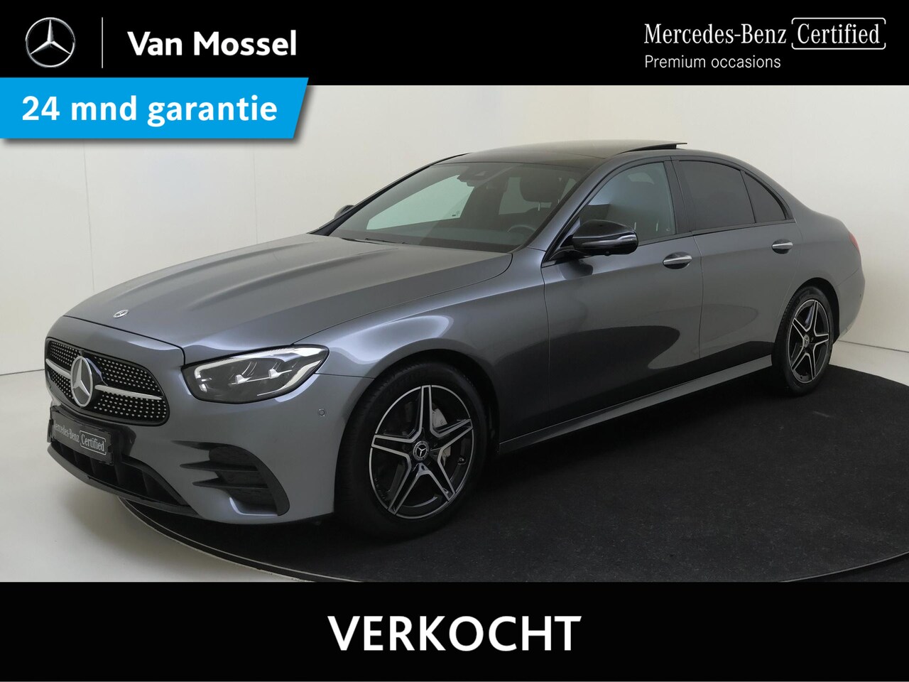 Mercedes-Benz E-klasse - 200 Business Solution AMG / Panoramadak/ Night/ Burmester/ Memory/ 360 camera - AutoWereld.nl