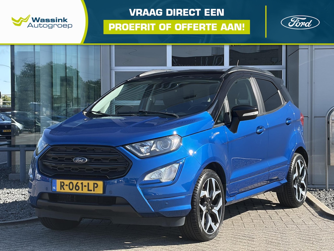 Ford EcoSport - 1.0 EcoBoost ST-Line Black I Trekhaak I Panoramadak I Navigatie I Achteruitrijcamera I - AutoWereld.nl