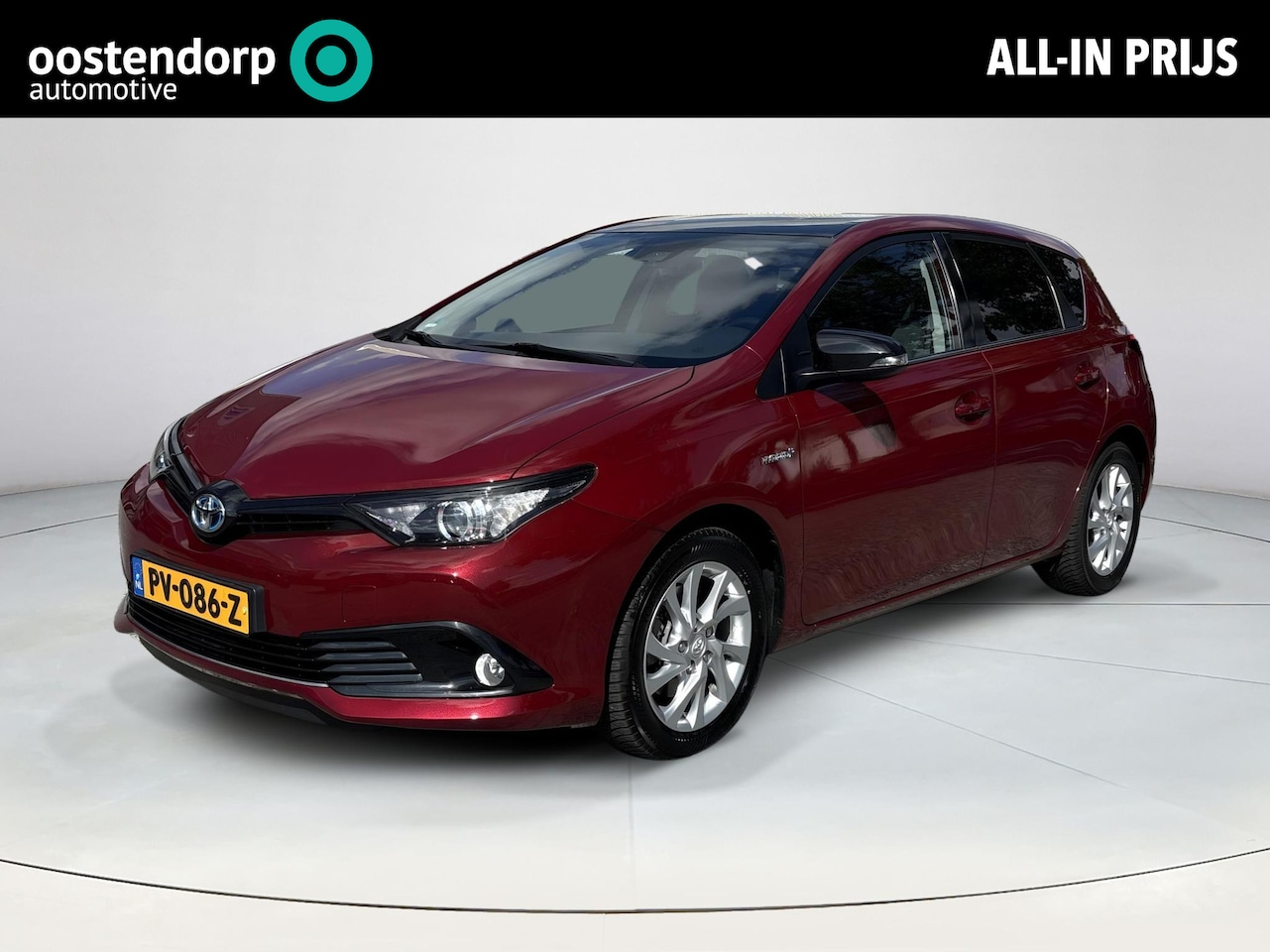 Toyota Auris - 1.8 Hybrid Black Edition **KEYLESS/ TREKHAAK/ CRUISE CONTROL** - AutoWereld.nl