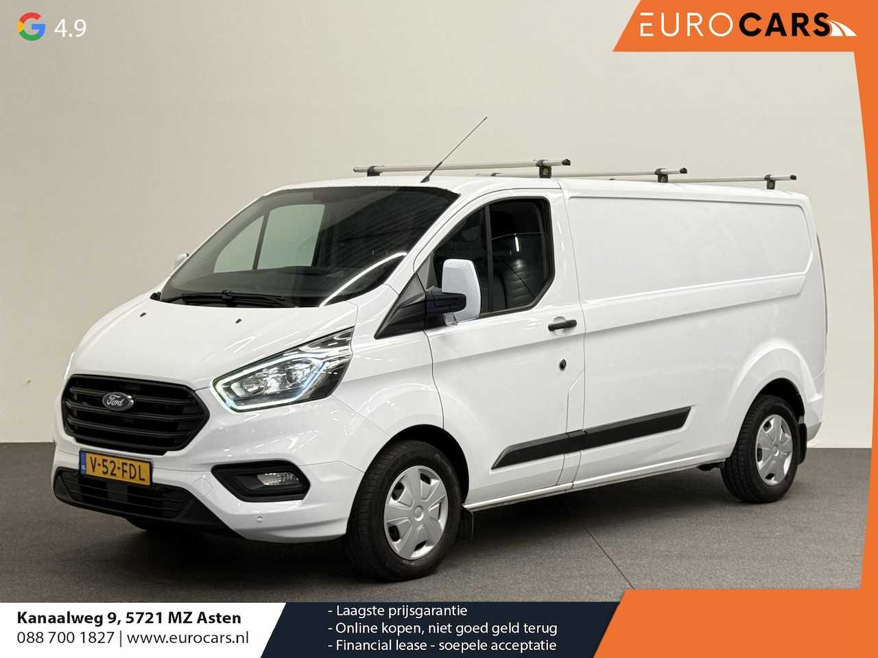Ford Transit Custom - 320 2.0 TDCI L2H1 Trend Airco Bluetooth Cruise Control Trekhaak - AutoWereld.nl