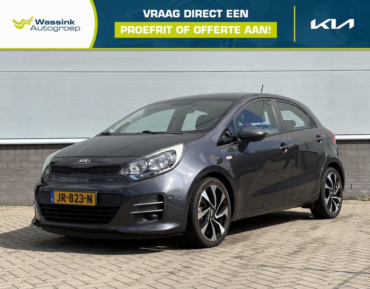 Kia Rio - 1.2 CVVT ComfortPlusLine Navigator | Cruise Control | Achteruitrijcamera | All season band - AutoWereld.nl