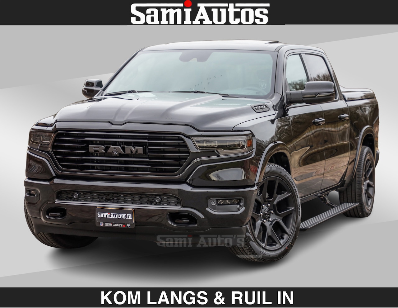 Dodge Ram Pick Up - BLACK OPS LONGHORN BRUIN LEDER 5,7L V8 HEMI | VIRTUAL | HEAD | PANODAK | LUCHTVERING | BOM - AutoWereld.nl