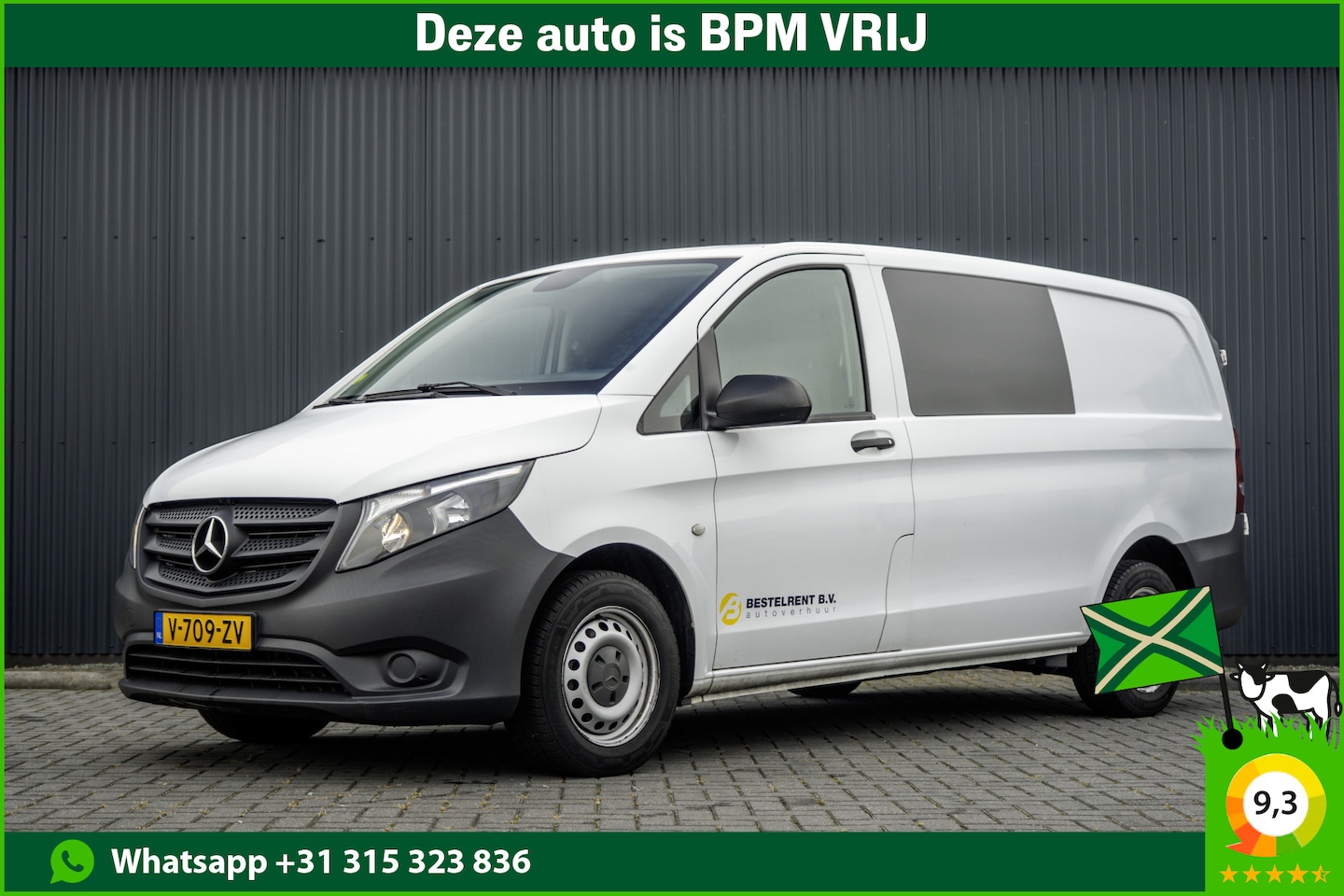 Mercedes-Benz Vito - 111 CDI L2H1 | Euro 6 | Airco | Cruise | DC | 6-Persoons - AutoWereld.nl