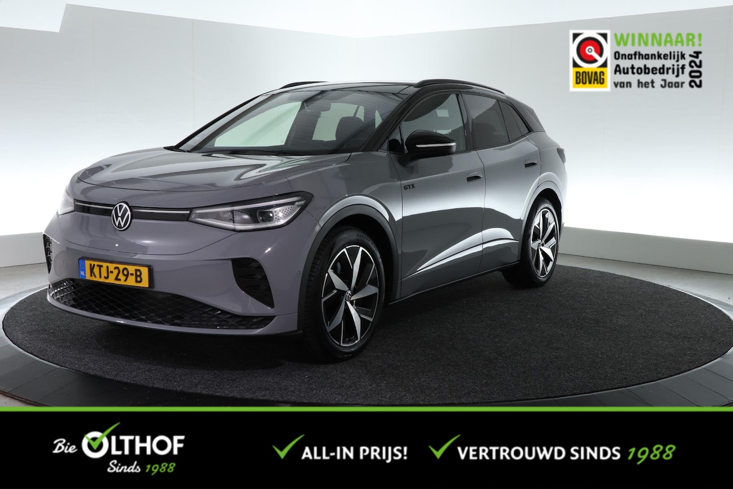 Volkswagen ID.4 - GTX 4Motion 77 kWh | TREKHAAK | PANO-DAK | CARPLAY | SOH 90% | - AutoWereld.nl