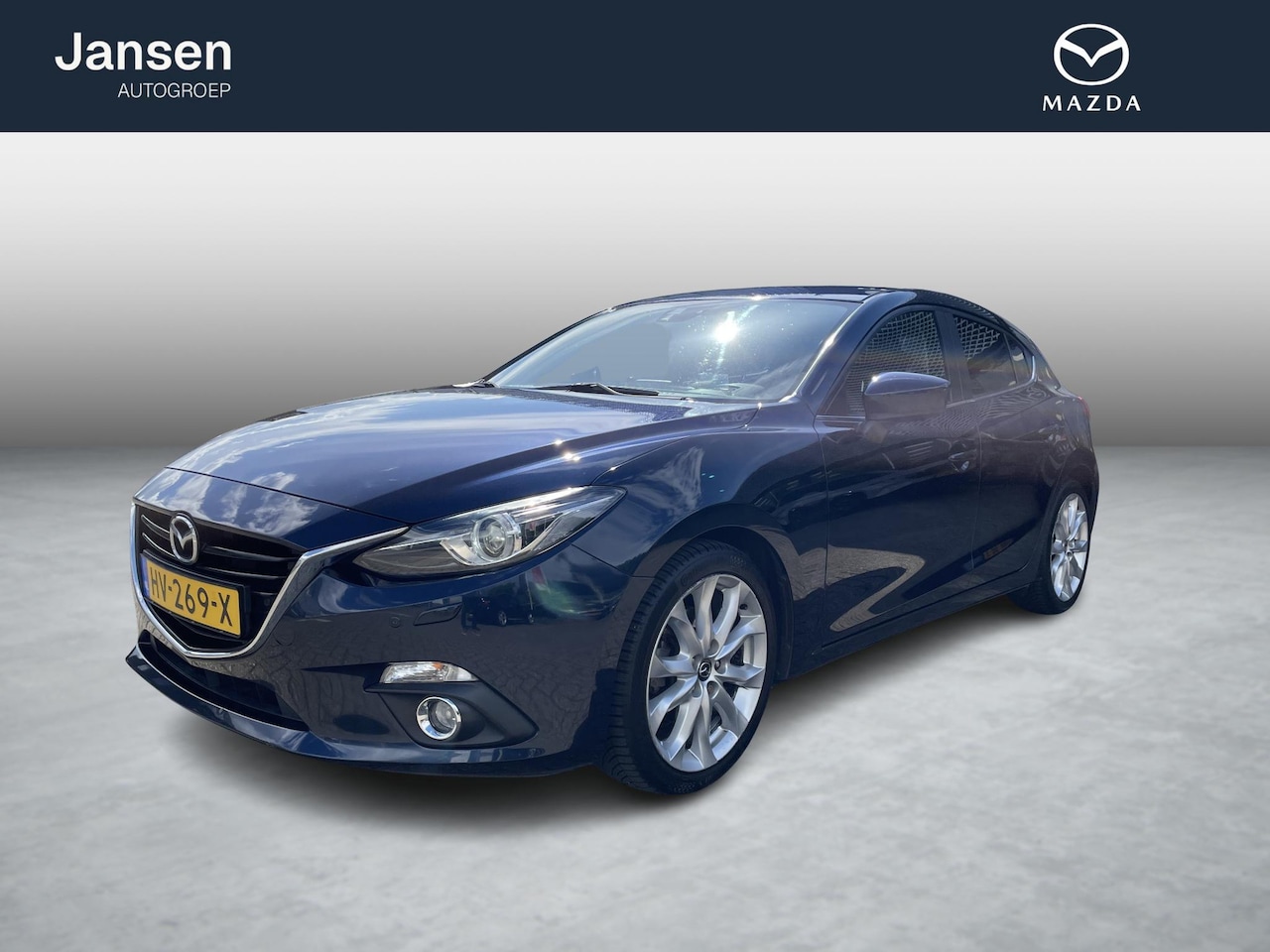 Mazda 3 - HB 2.0 GT-M , Leder, Bose, All Season, Clima, Cruise, Navi, Stoelverwarming, HUD, PDC, LKA - AutoWereld.nl