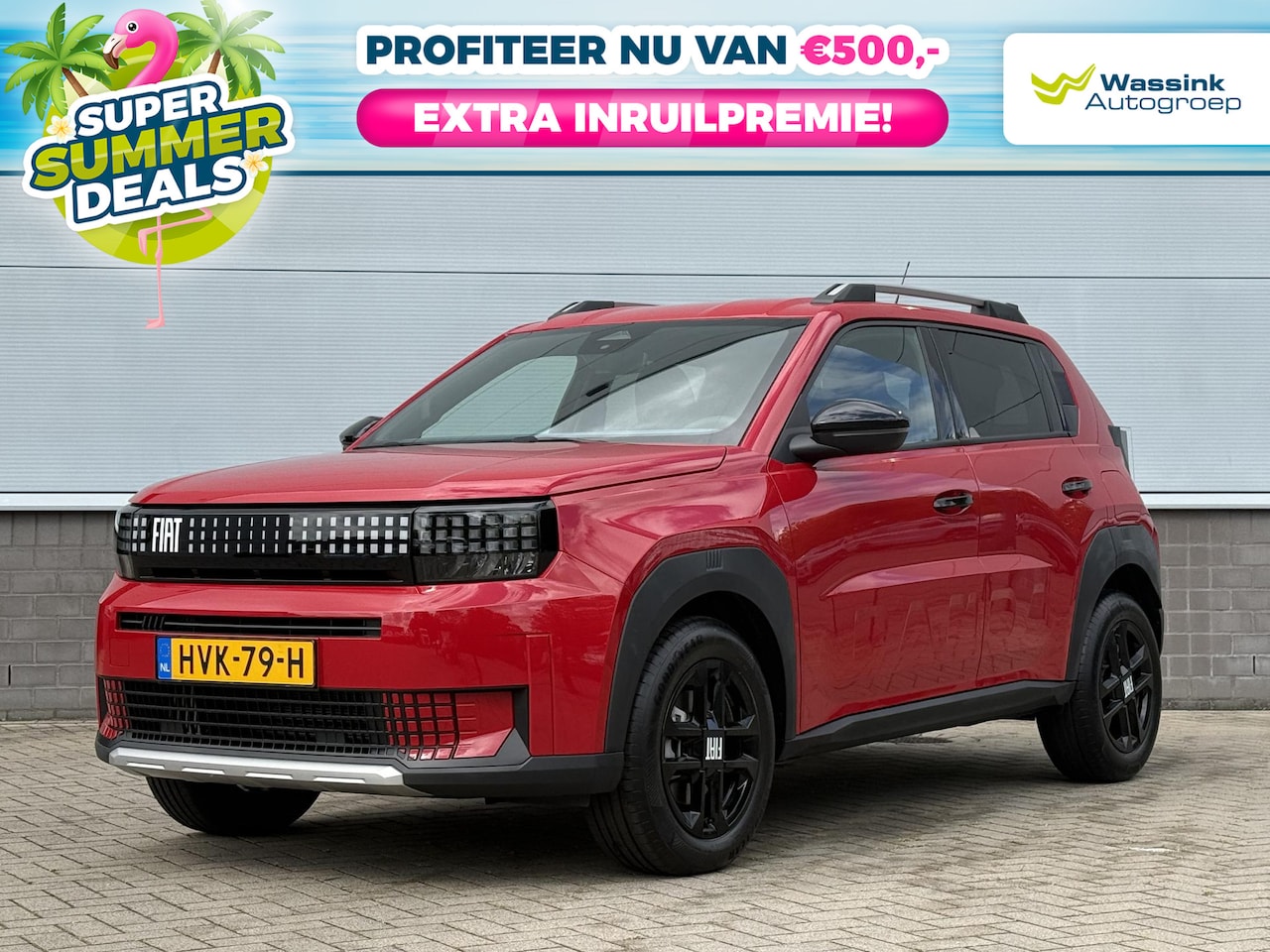 Fiat Grande Panda - Hybrid 100 pk Automaat Icon | Style Pack | SUMMER DEALS | Pixel LED Lampen | Apple Carplay - AutoWereld.nl