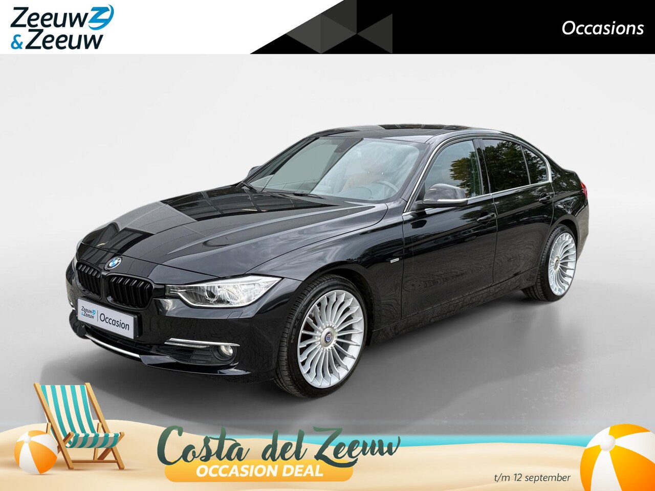BMW 3-serie - 320i High Executive | AUTOMAAT | 19" LM | LEDER | Climate Control | Cruise Control | Navig - AutoWereld.nl