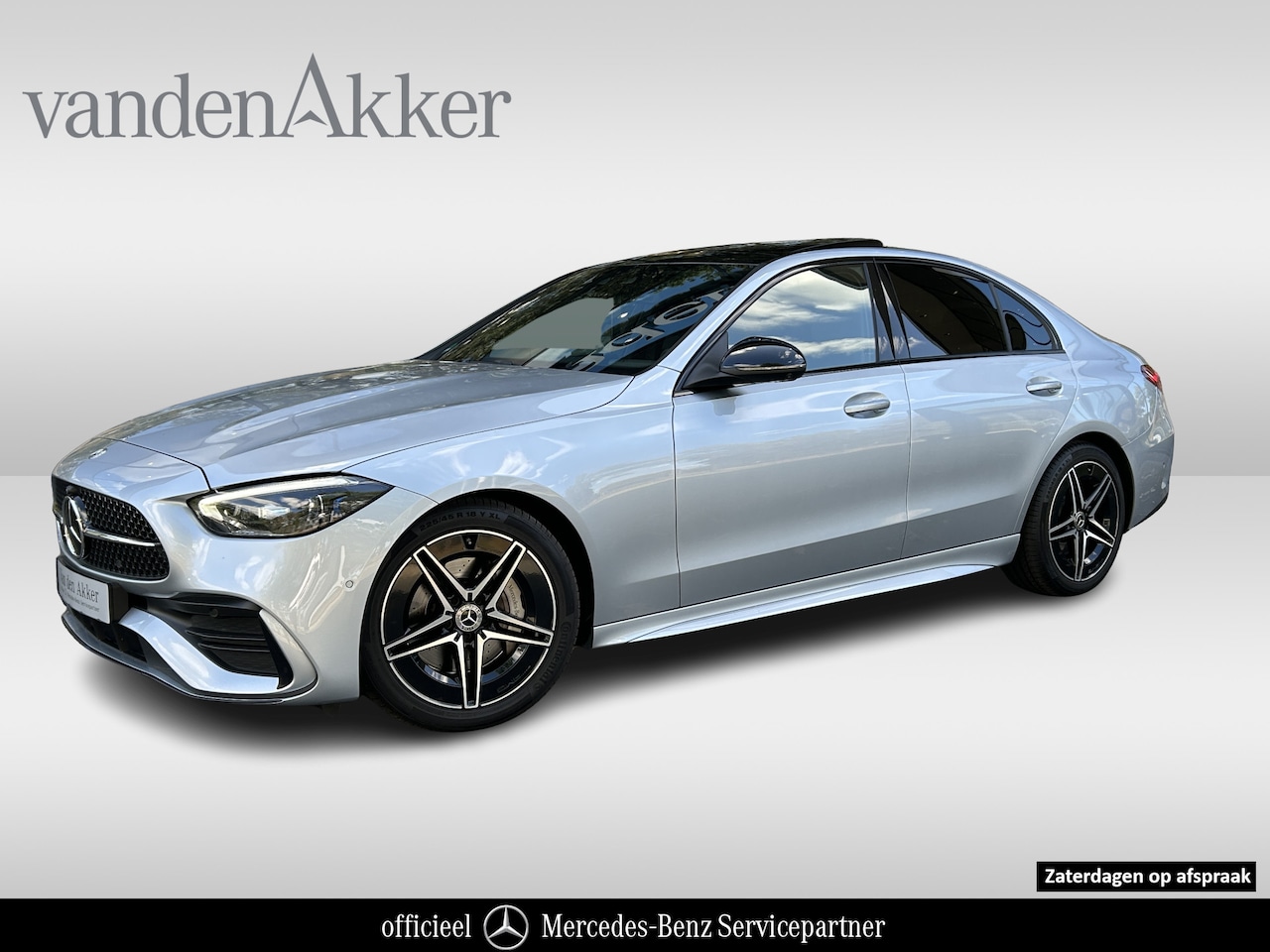 Mercedes-Benz C-klasse - 300 AMG 259pk // Panoramadak // Burmester 3D // Distronic // 360 Camera // Digital Light / - AutoWereld.nl