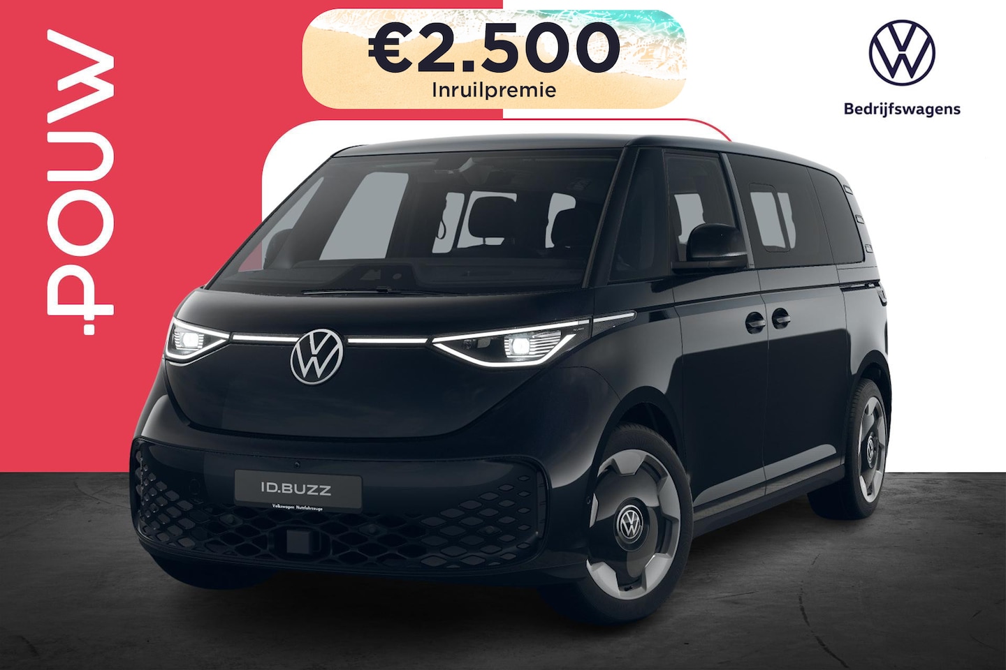 Volkswagen ID. Buzz - 286pk Pro Bulli Limited Edition 86 kWh LWB 7p. | Design Pakket | 20" Velgen - AutoWereld.nl