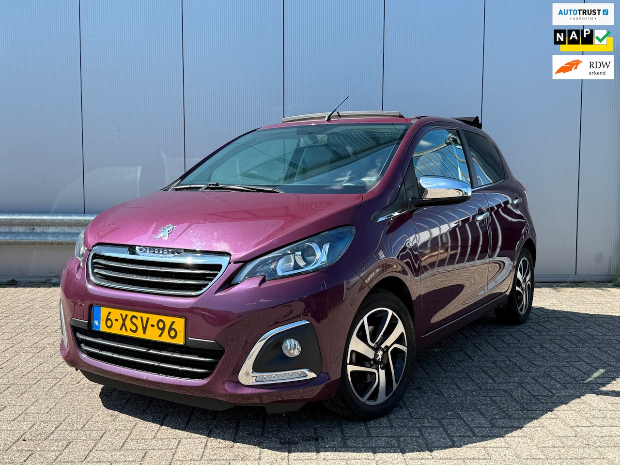 Peugeot 108 - 1.0 e-VTi Allure TOP! | Airco | Bluetooth | Lichtmetalen velgen | Cabrio | - AutoWereld.nl