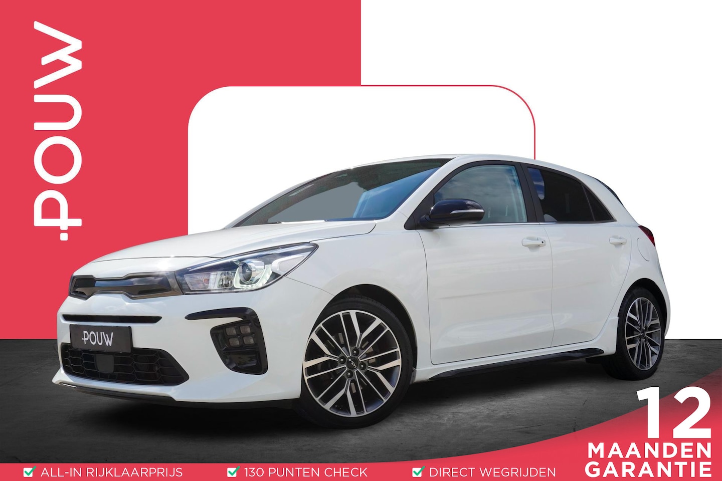 Kia Rio - 1.0 T-GDi 101pk MHEV GT-Line | Achteruitrijcamera | Stuurverwarming | Stoelverwarming | Na - AutoWereld.nl