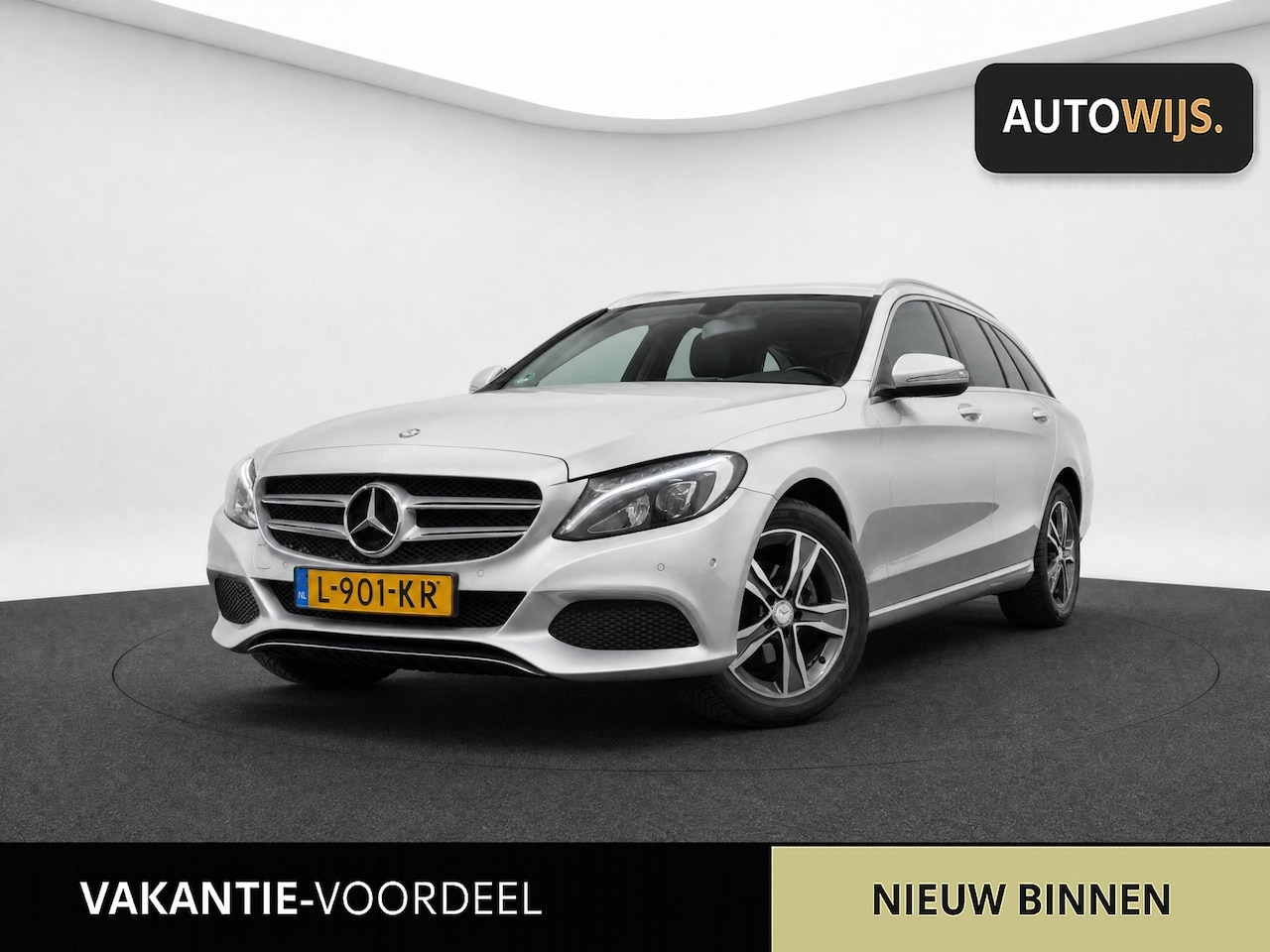 Mercedes-Benz C-klasse Estate - 180 Prestige|87DKM|LED|CRUISE|STOELVERW|NAVI|GOED ONDERHOUDEN - AutoWereld.nl