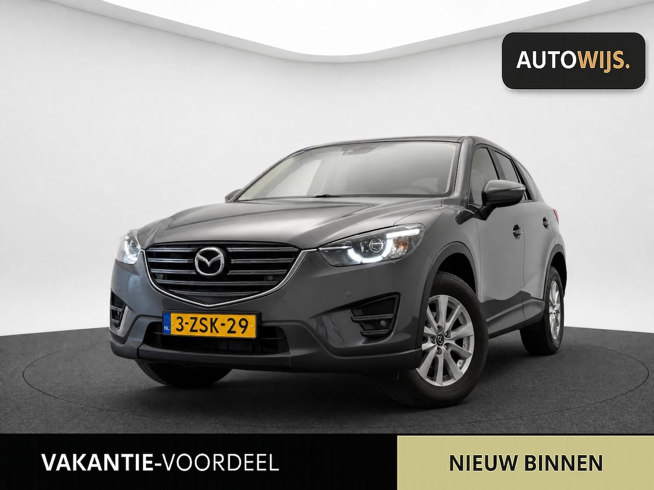 Mazda CX-5 - 2.0 SkyActiv-G 165 Skylease GT 2WD|LEDER|AUT|LED|CRUISE|BOSE|ELEKSTOELEN - AutoWereld.nl