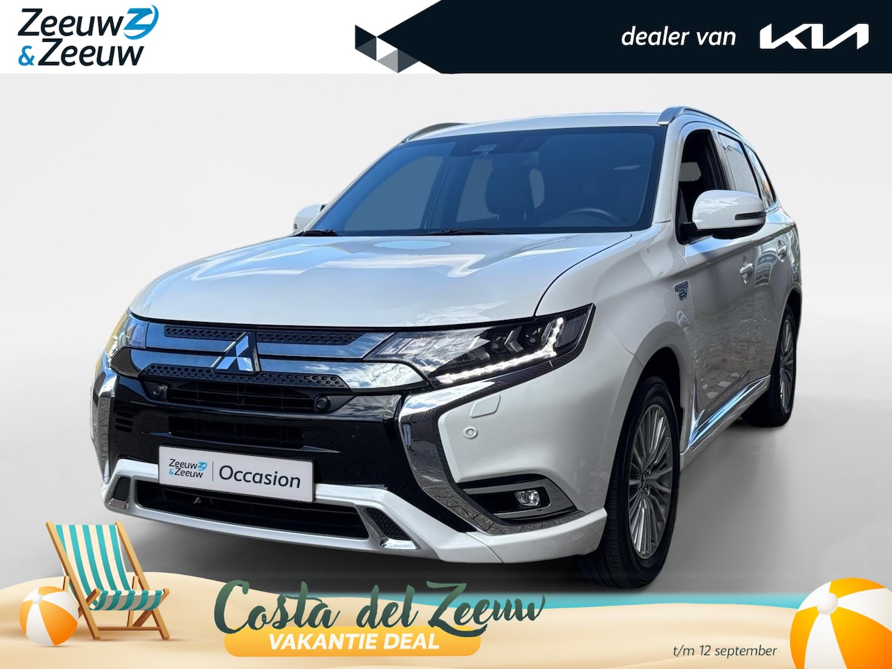 Mitsubishi Outlander - 2.4 PHEV Instyle Leder | Panorama dak | Elektrisch. Achterklep | - AutoWereld.nl