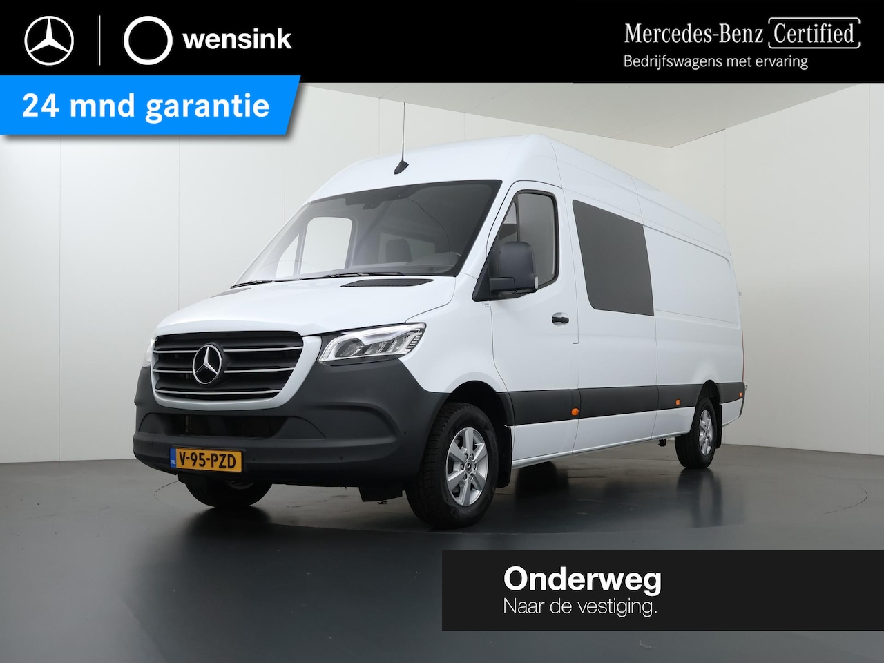 Mercedes-Benz Sprinter - 317 CDI | Aut. | L3 H2 | Pro | Dubbele Cabine | 7-zits | Airco | LM Velgen | Navigatie | P - AutoWereld.nl