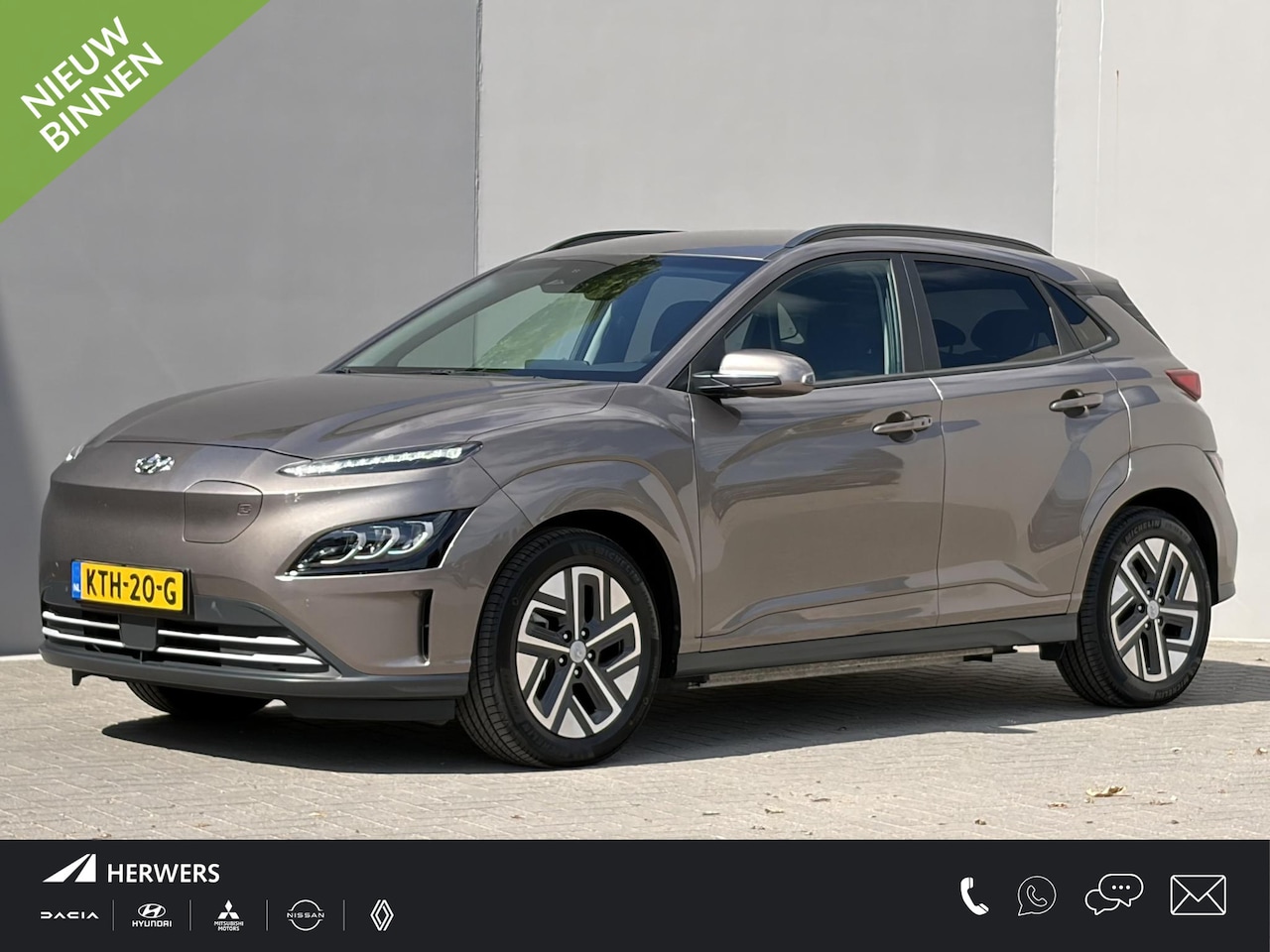 Hyundai Kona Electric - EV Fashion 64 kWh / 3 fase laden / SOH 100% / Fabrieksgarantie accu t/m 07-2030 / Dealer O - AutoWereld.nl