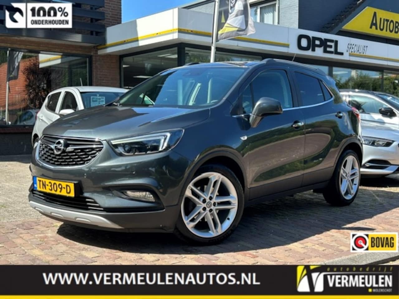 Opel Mokka X - 1.4 Turbo 140PK Innovation Automaat + 19"/ Navi/ Clima/ Cruise/ Leder/ Winterpakket/ Trekh - AutoWereld.nl