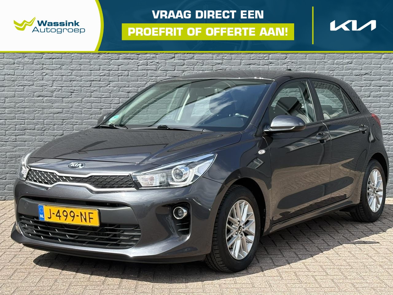 Kia Rio - 1.0 TGDI DynamicLine | Dealer onderhouden | All Season Banden | 1e Eigenaar | Navigatie | - AutoWereld.nl