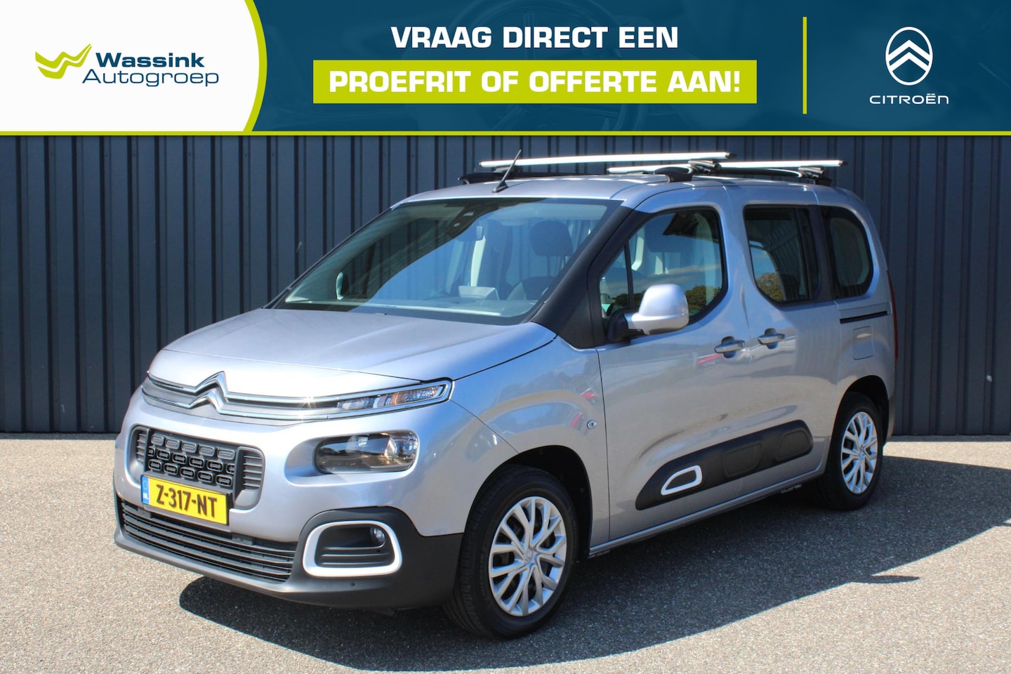 Citroën Berlingo - 1.2 PureTech Live Trekhaak | Dakdragers | DAB | Navigatie | Carplay | Parkeersensoren Acht - AutoWereld.nl
