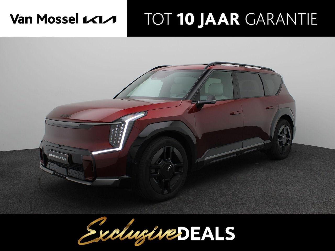 Kia EV9 - GT-Line AWD 99.8 kWh | 384 PK | LED Matrix | LM Velgen 21" | Pano Dak | Head-Up | 7 Zits | - AutoWereld.nl