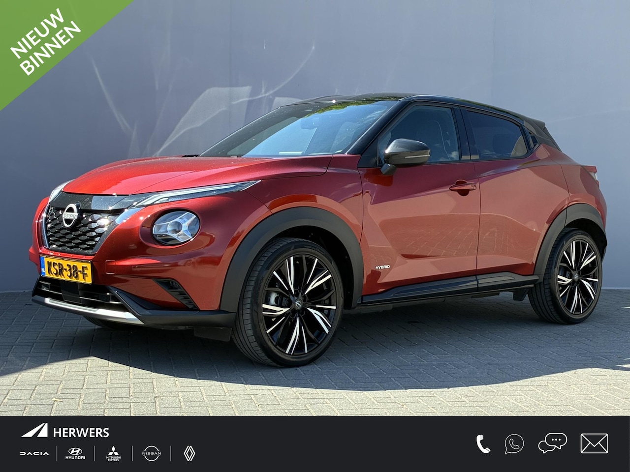 Nissan Juke - 1.6 Hybrid N-Design / Alcantara/Lederen bekleding/ Cold Pack / Achteruitrijcamera / Cruise - AutoWereld.nl