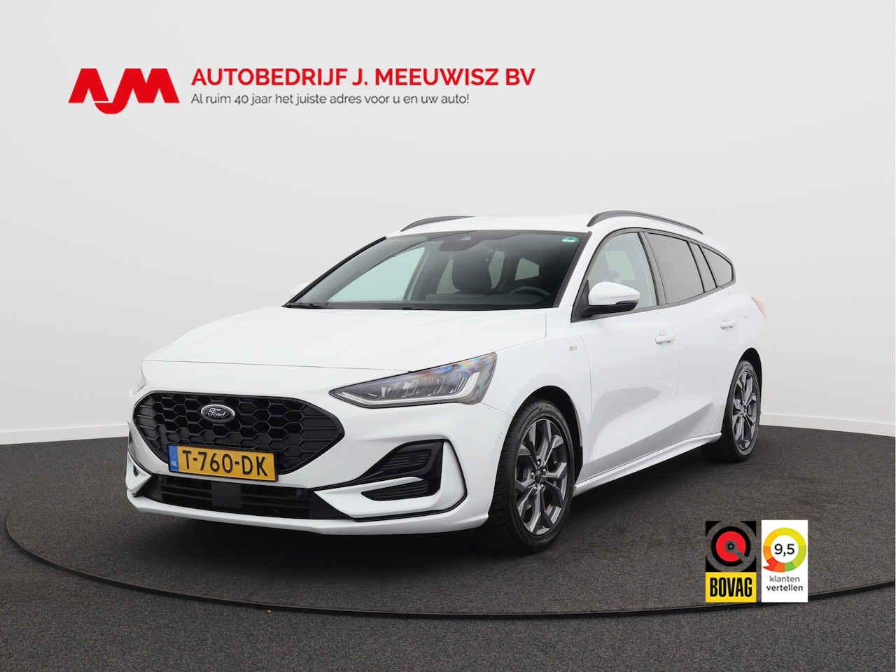 Ford Focus Wagon - 1.0 EcoBoost Hybrid ST Line/ trekhaak/ compleet! - AutoWereld.nl