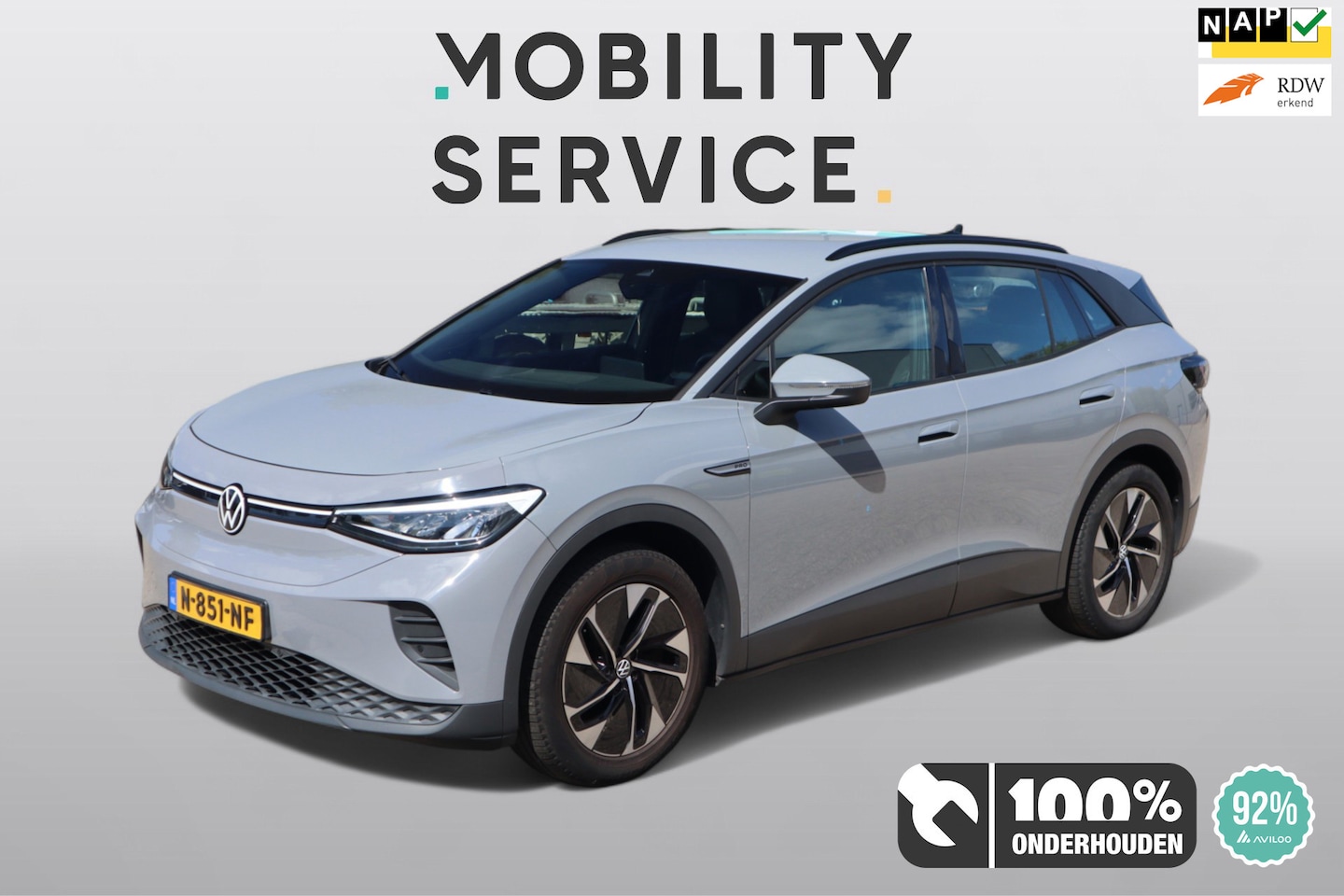 Volkswagen ID.4 - Pro 77 kWh SOH92% CarPlay Clima 100% onderhouden - AutoWereld.nl